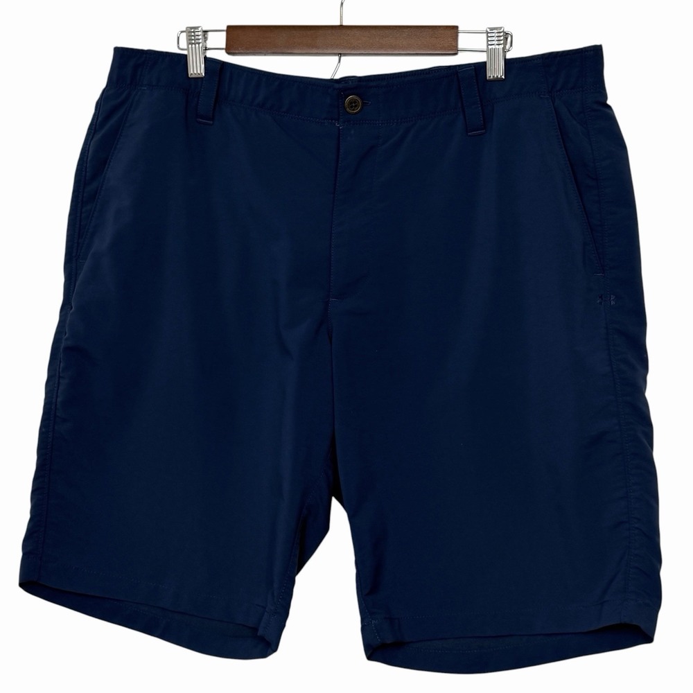 Under Armour Golf Shorts Mens Size‎ 40 Navy Blue Performance Lightweight Casual